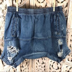 One Teaspoon Calypsos denim shorts size XS
